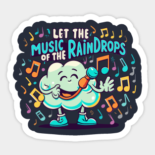 cloud music Sticker